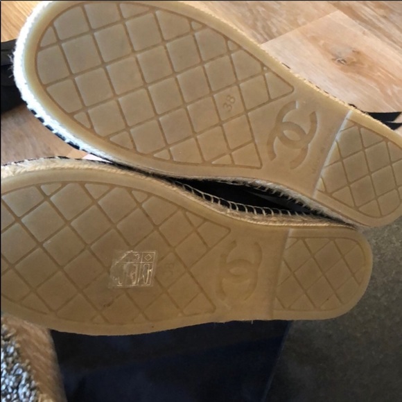 Chanel Espadrilles. Worn once and new condition - Picture 3 of 4